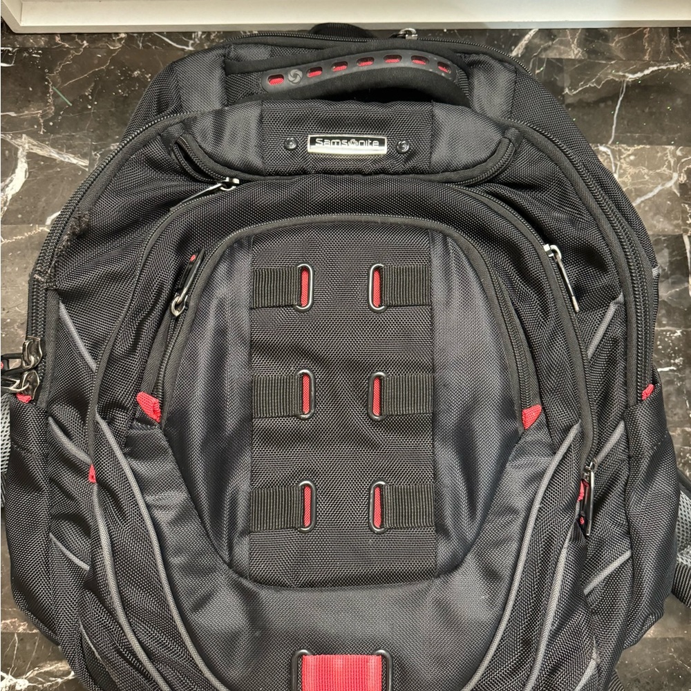 Samsonite 51531-1073 Laptop Backpack black/red